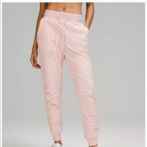 Pink lululemon joggers